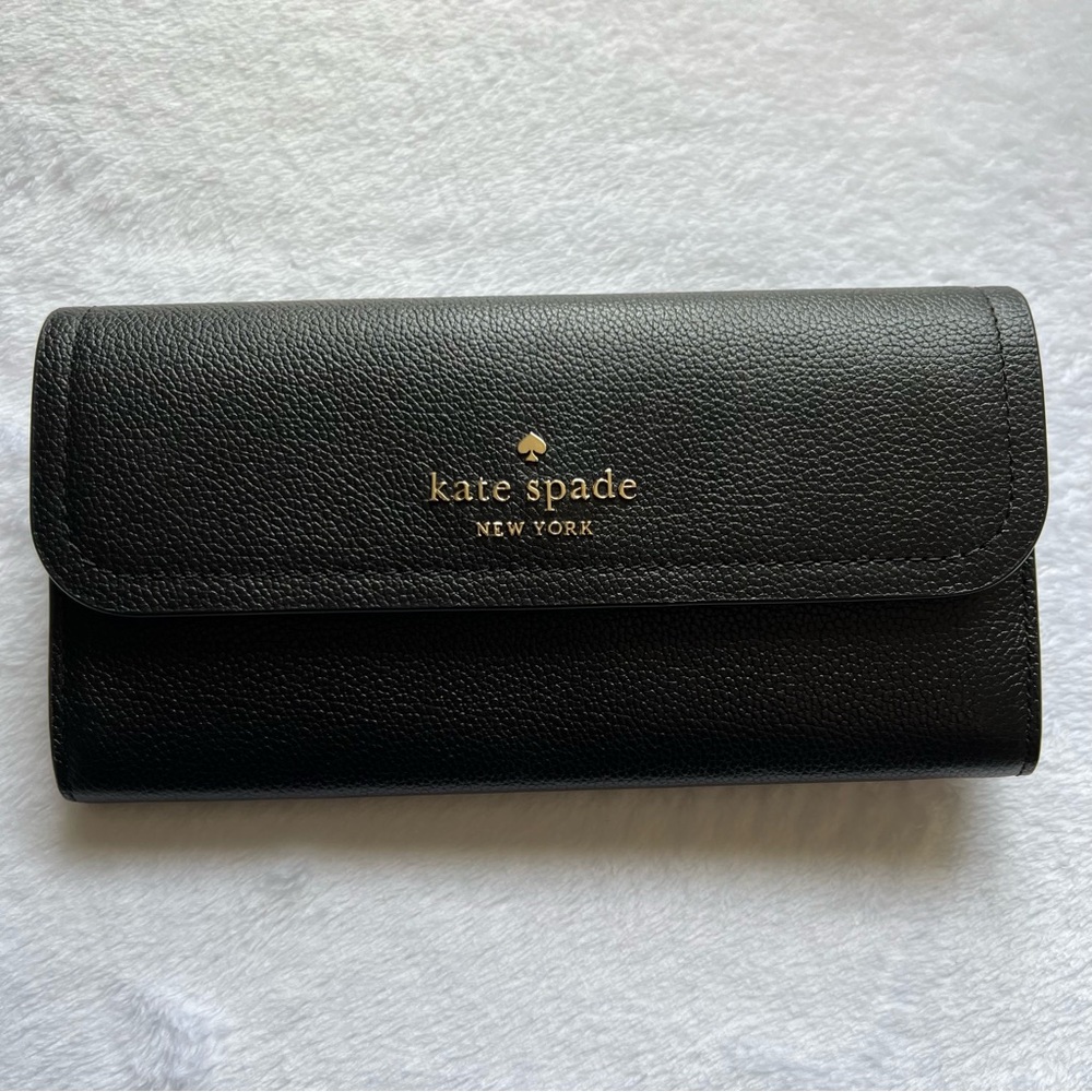 Kate Spade Rosie Flap Wallet - Black - Picture 12 of 13